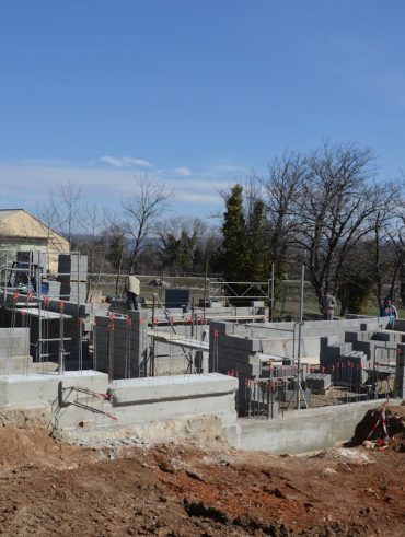 Construction de garage en parpaing