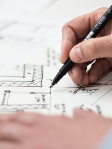 Le plan de masse coté en trois dimensions